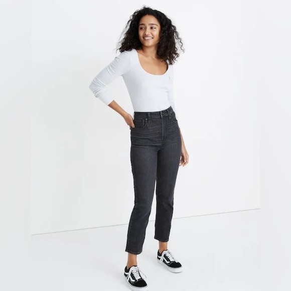 Madewell Denim - Madewell The Curvy Perfect Vintage Jean in Vintage Grey